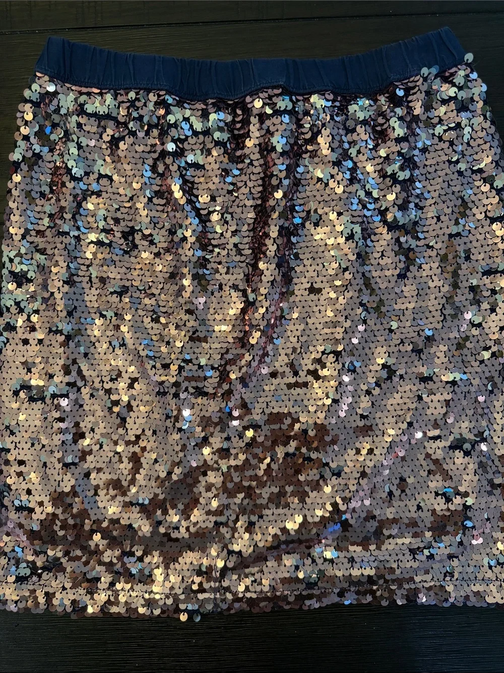 OshKosh B'gosh Rose-Gold Sequin Mini Skirt